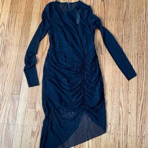 Mustard seed size medium black dress nwt